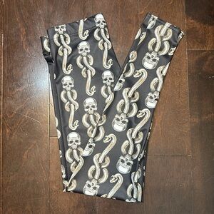 Black Milk Dark Mark Harry Potter Death Eater Leggings L Large